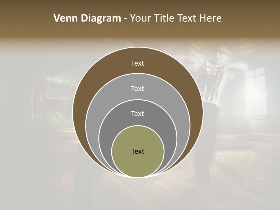 A Couple Of Young Men Standing Next To Each Other PowerPoint Template