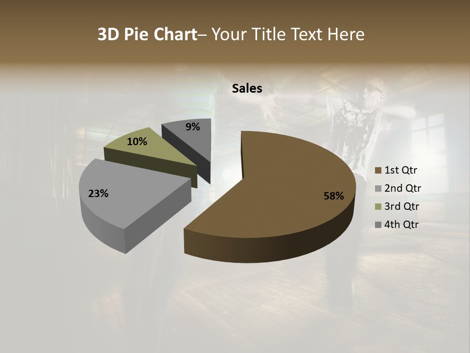 A Couple Of Young Men Standing Next To Each Other PowerPoint Template