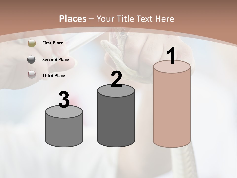 Caucasian Beauty Stretch PowerPoint Template