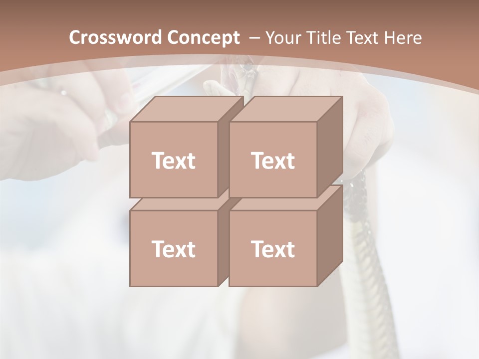 Caucasian Beauty Stretch PowerPoint Template