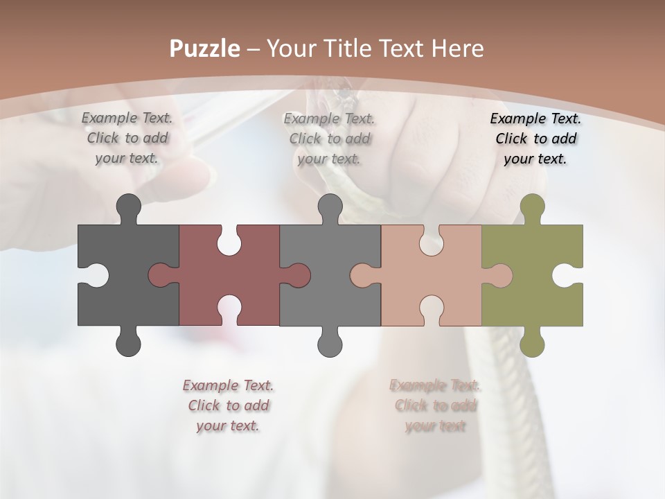 Caucasian Beauty Stretch PowerPoint Template