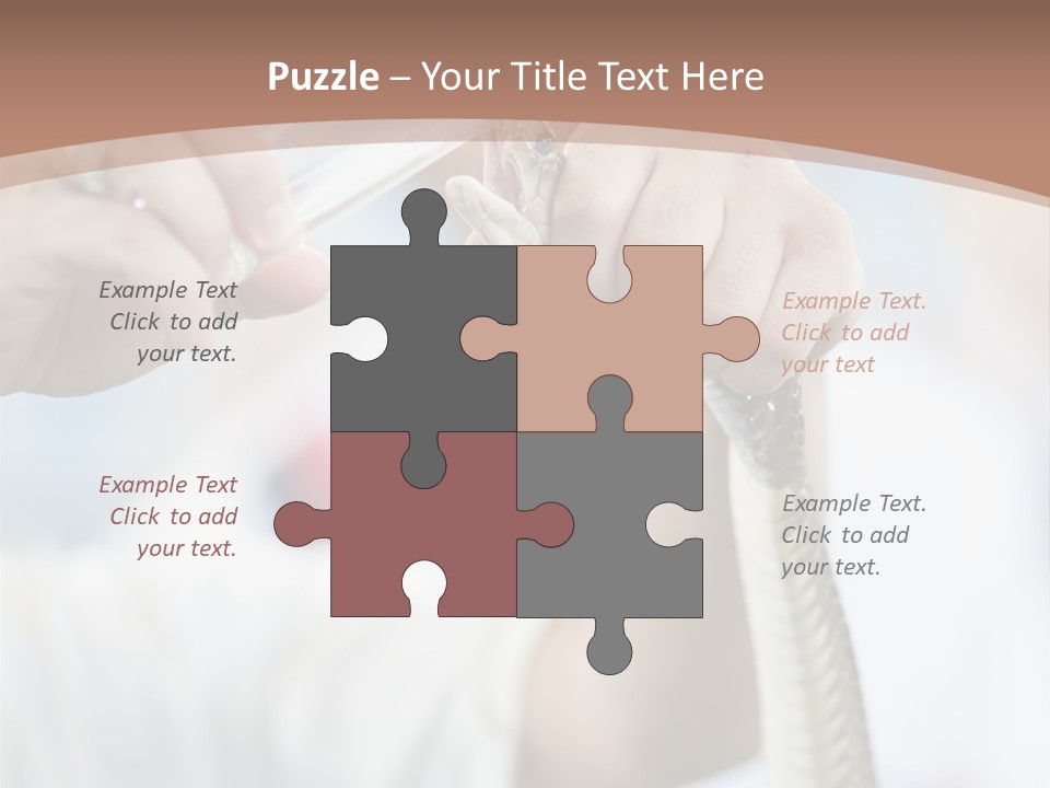 Caucasian Beauty Stretch PowerPoint Template