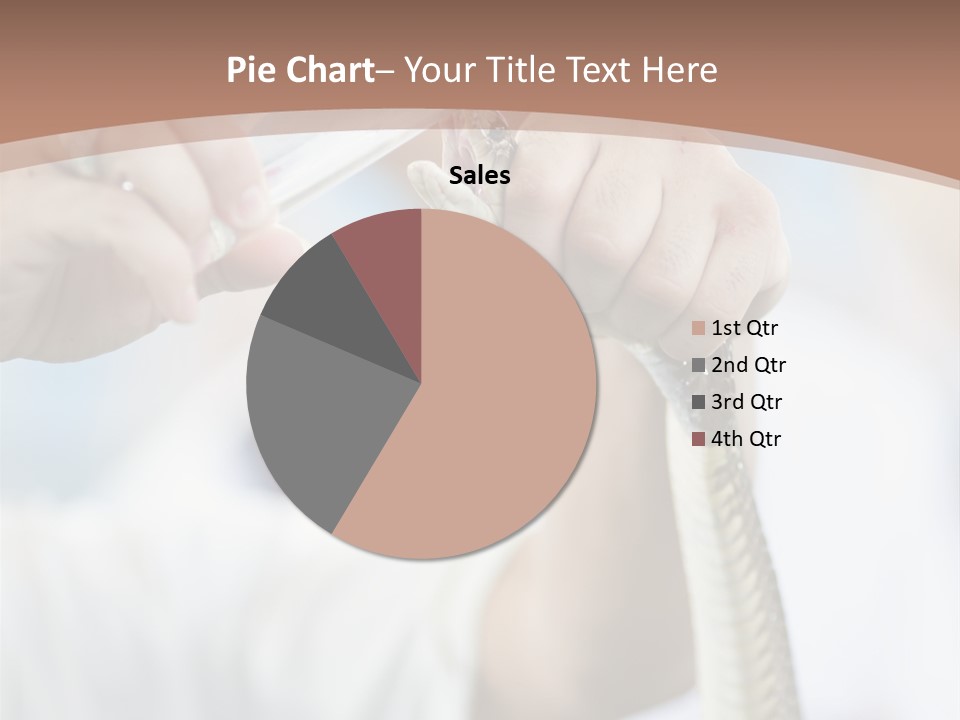 Caucasian Beauty Stretch PowerPoint Template