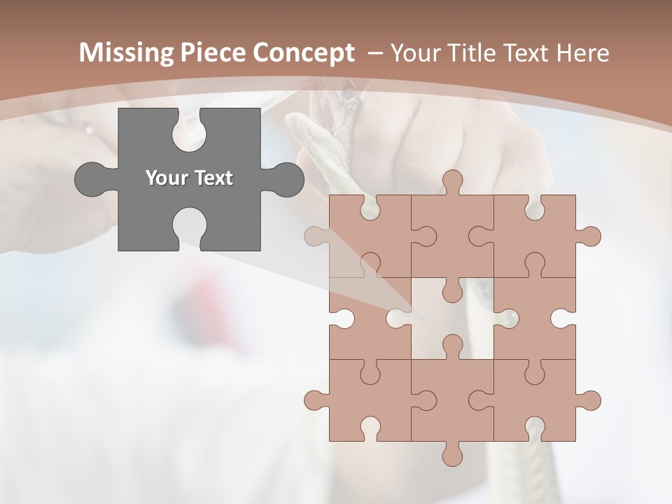 Caucasian Beauty Stretch PowerPoint Template