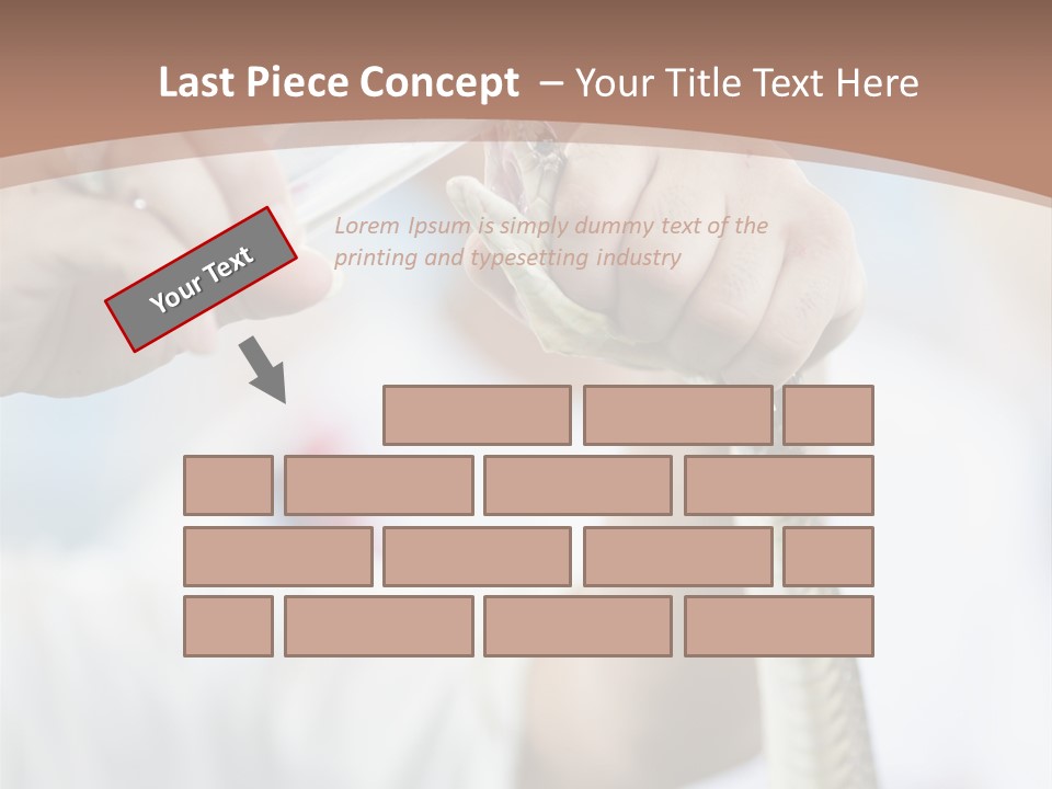 Caucasian Beauty Stretch PowerPoint Template