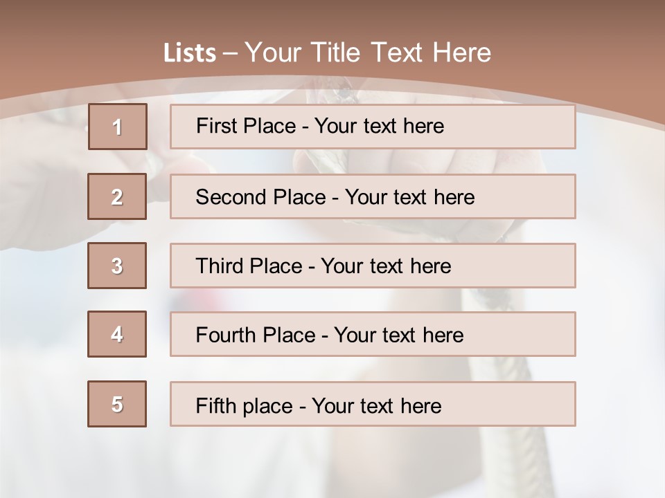 Caucasian Beauty Stretch PowerPoint Template