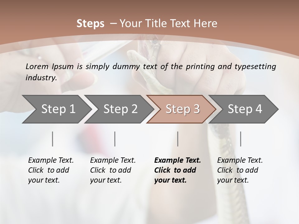 Caucasian Beauty Stretch PowerPoint Template