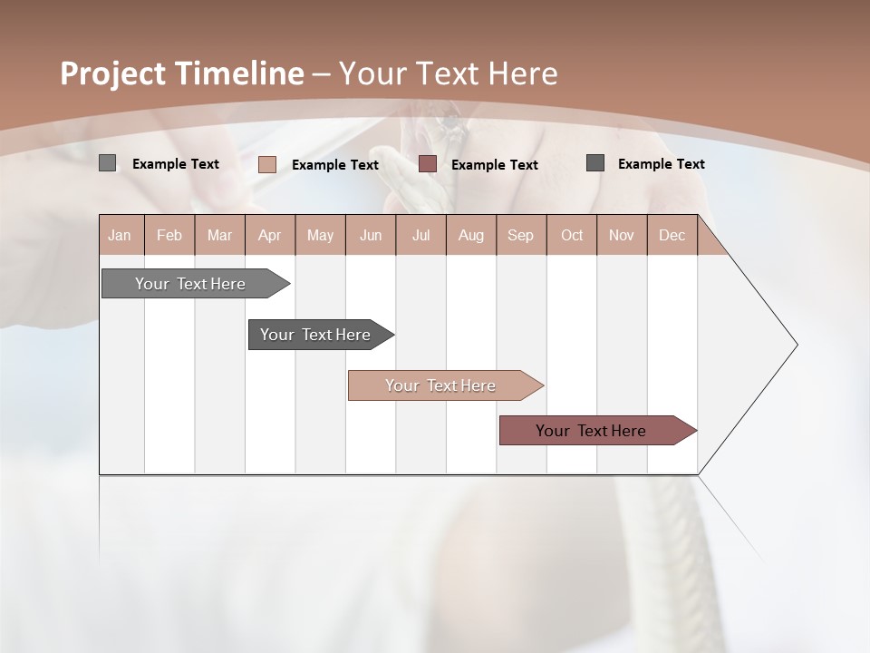 Caucasian Beauty Stretch PowerPoint Template