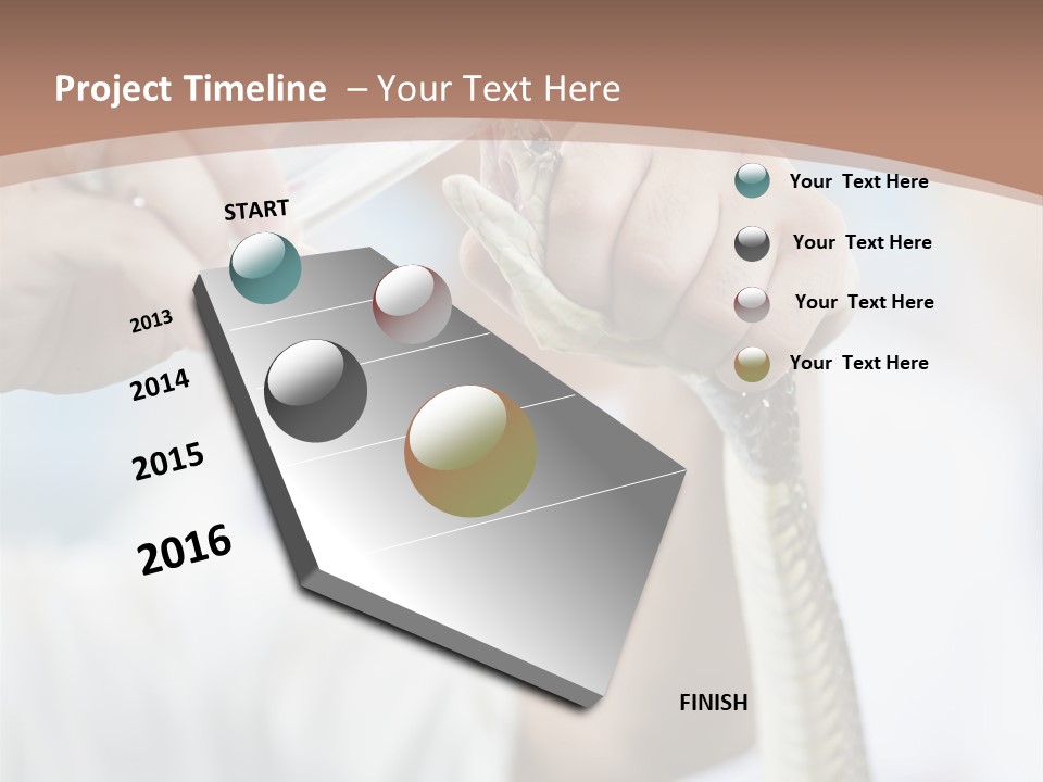 Caucasian Beauty Stretch PowerPoint Template