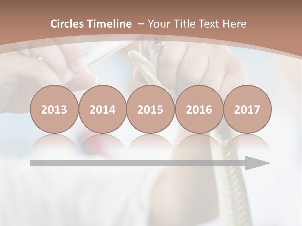 Caucasian Beauty Stretch PowerPoint Template