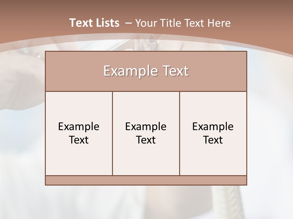 Caucasian Beauty Stretch PowerPoint Template