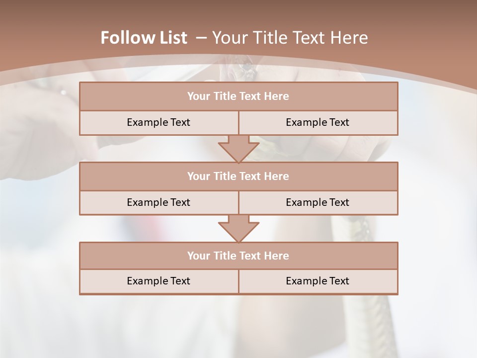 Caucasian Beauty Stretch PowerPoint Template