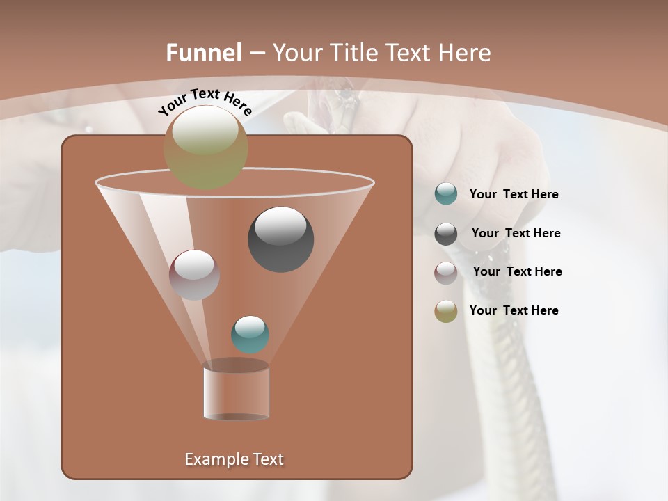 Caucasian Beauty Stretch PowerPoint Template