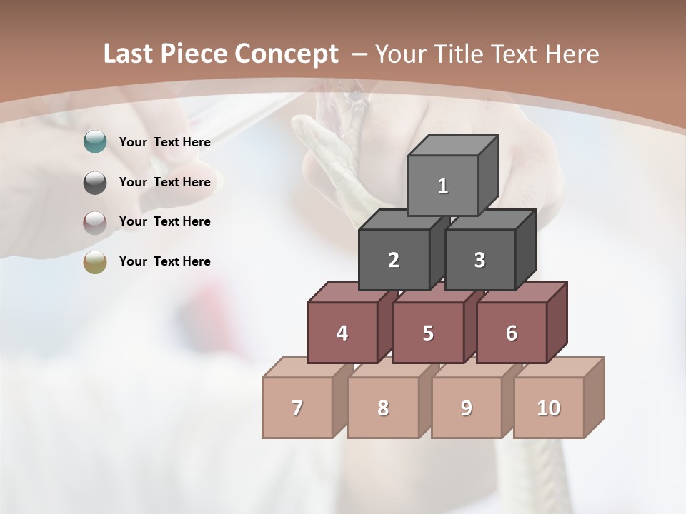 Caucasian Beauty Stretch PowerPoint Template