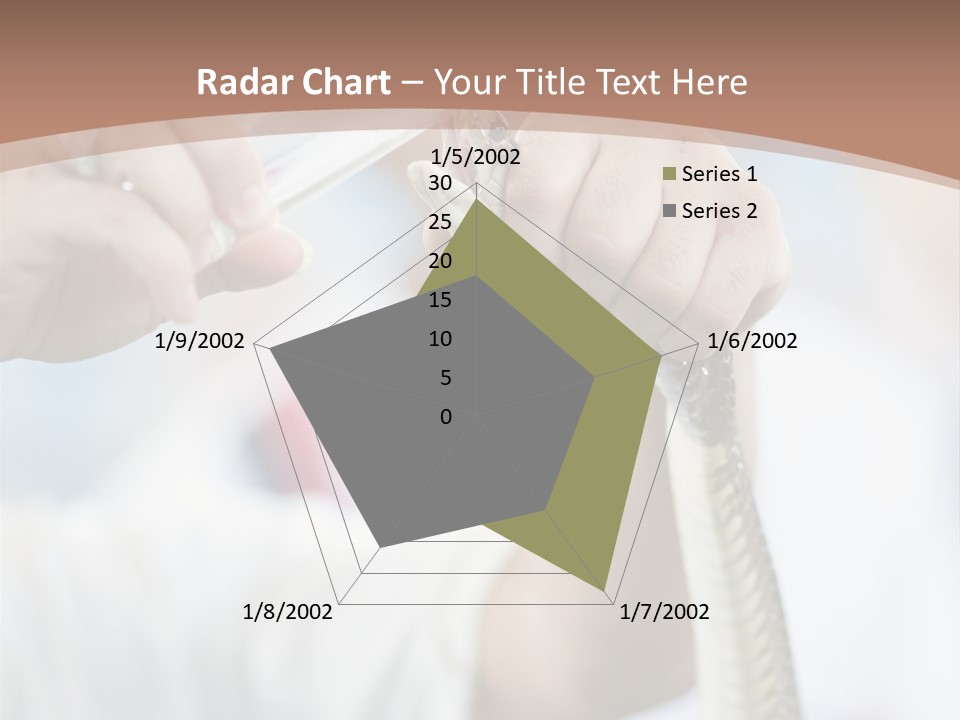 Caucasian Beauty Stretch PowerPoint Template