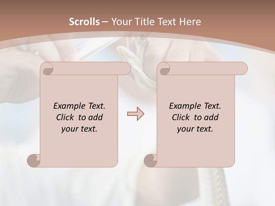 Caucasian Beauty Stretch PowerPoint Template