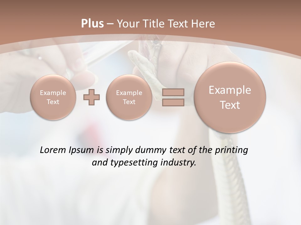 Caucasian Beauty Stretch PowerPoint Template