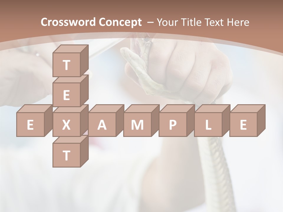 Caucasian Beauty Stretch PowerPoint Template