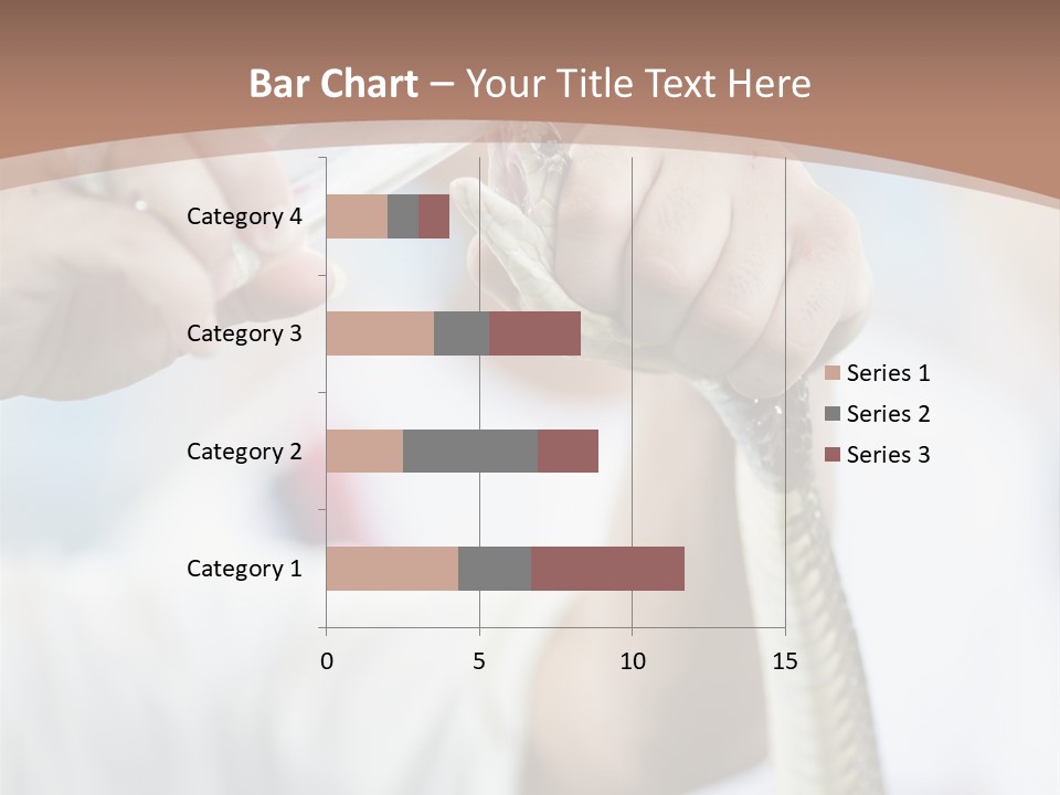 Caucasian Beauty Stretch PowerPoint Template