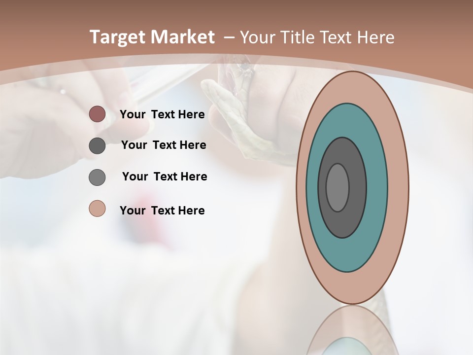 Caucasian Beauty Stretch PowerPoint Template