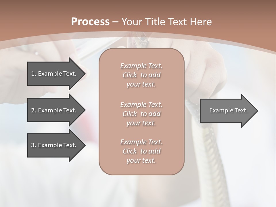 Caucasian Beauty Stretch PowerPoint Template