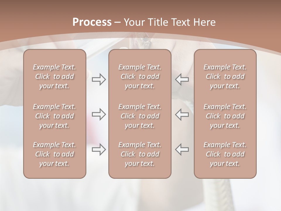 Caucasian Beauty Stretch PowerPoint Template