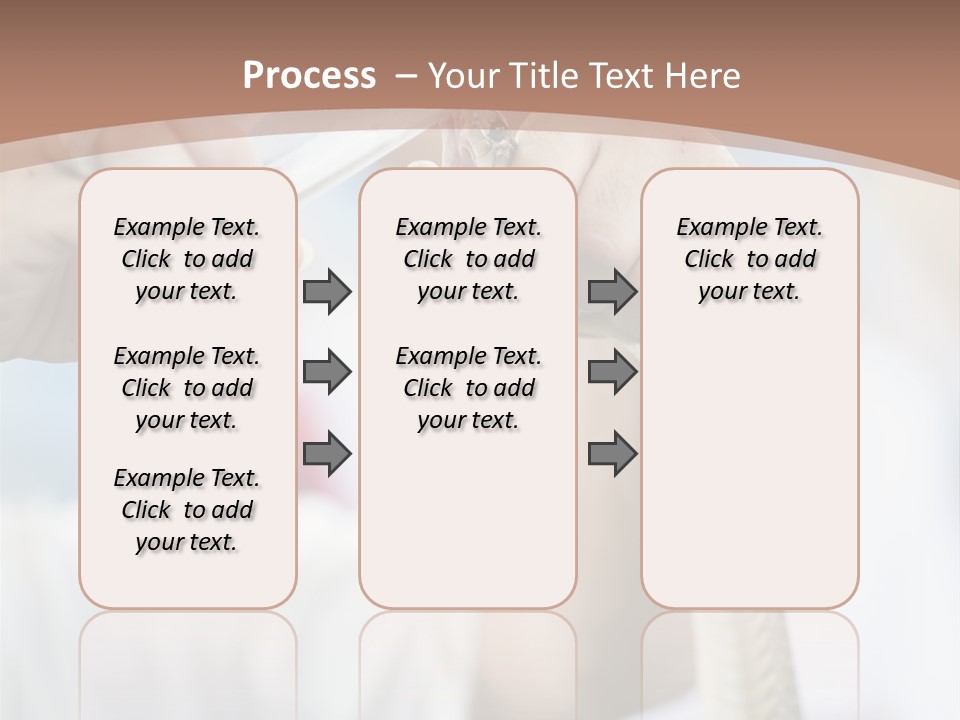 Caucasian Beauty Stretch PowerPoint Template