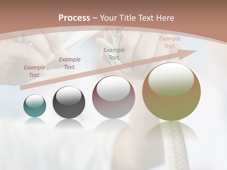 Caucasian Beauty Stretch PowerPoint Template