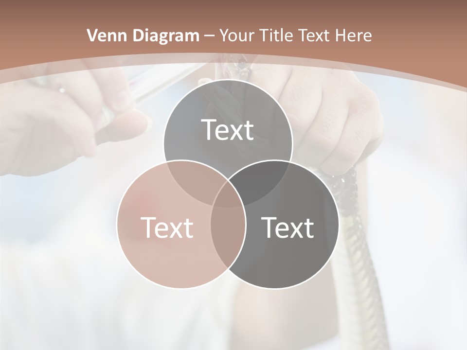 Caucasian Beauty Stretch PowerPoint Template