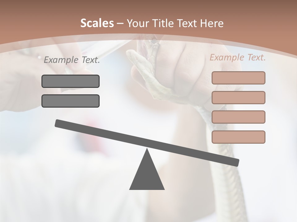 Caucasian Beauty Stretch PowerPoint Template