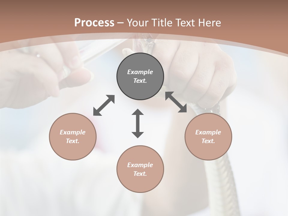 Caucasian Beauty Stretch PowerPoint Template