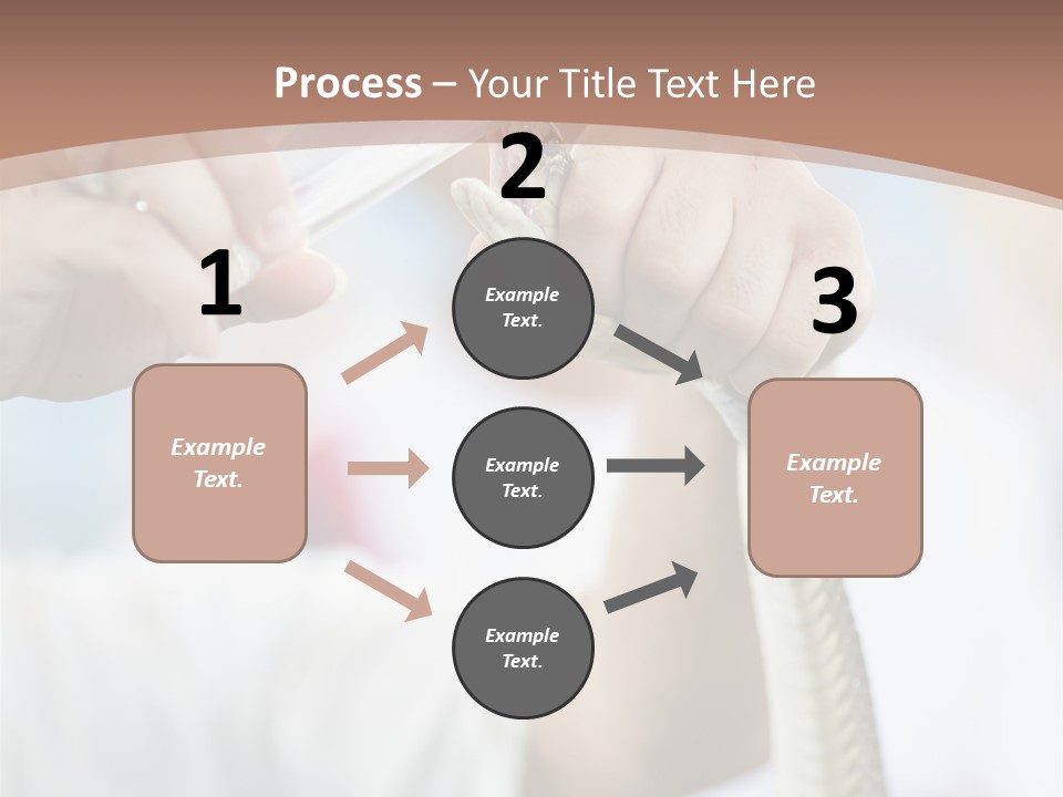 Caucasian Beauty Stretch PowerPoint Template