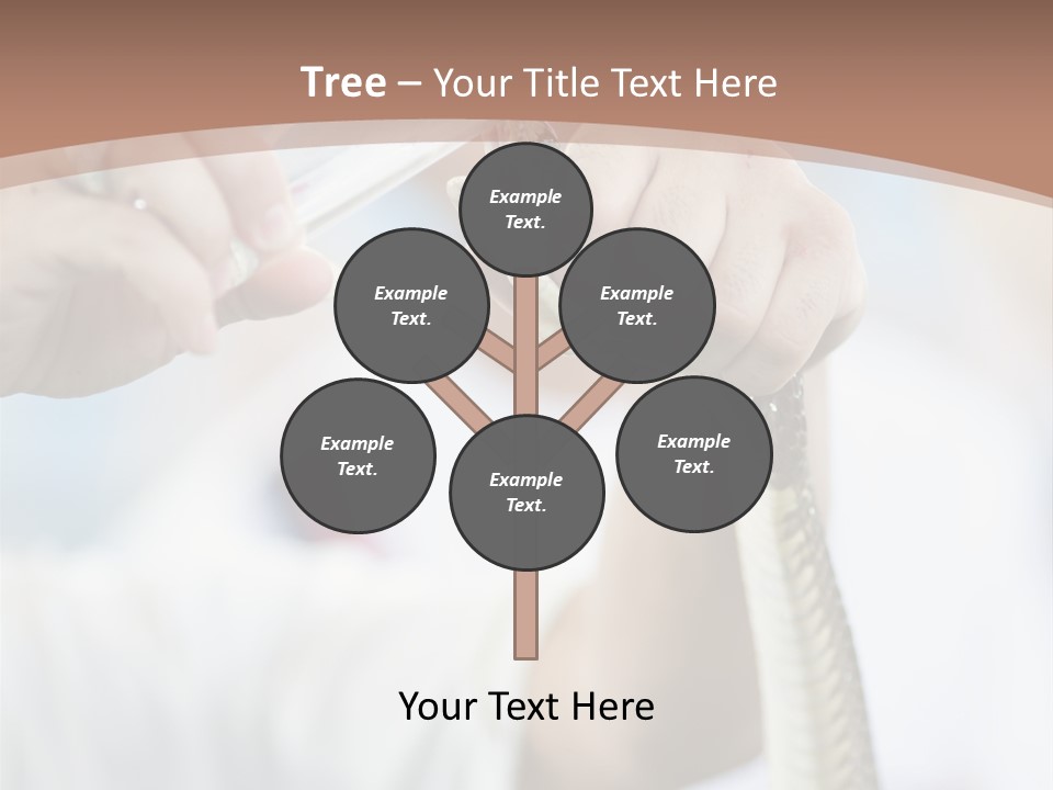 Caucasian Beauty Stretch PowerPoint Template