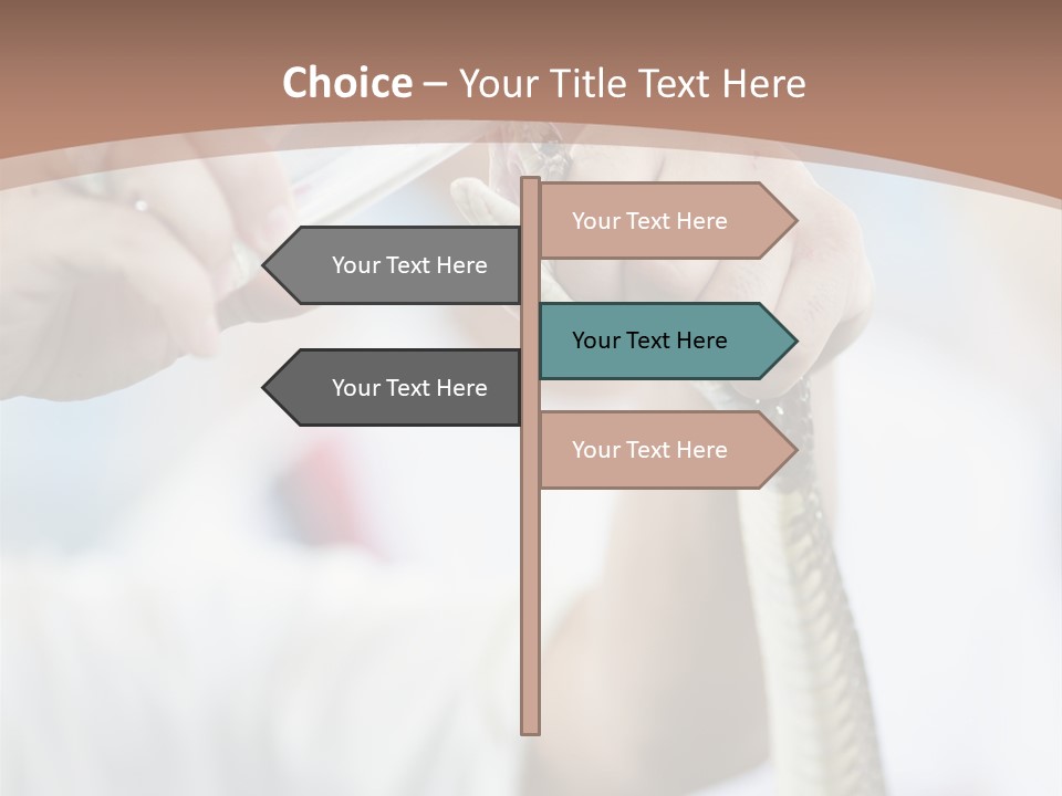 Caucasian Beauty Stretch PowerPoint Template