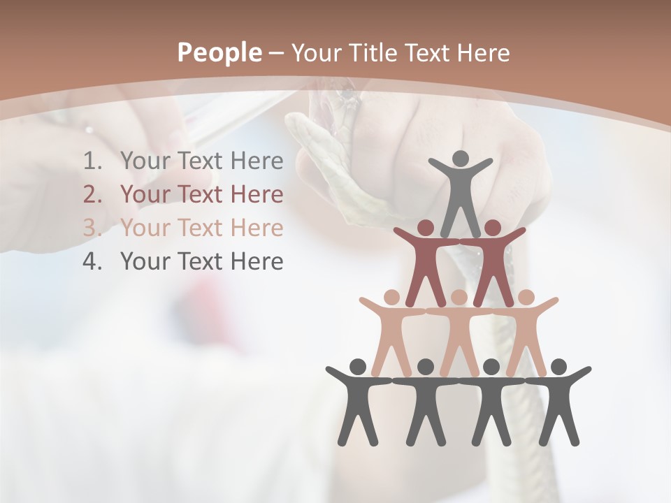 Caucasian Beauty Stretch PowerPoint Template