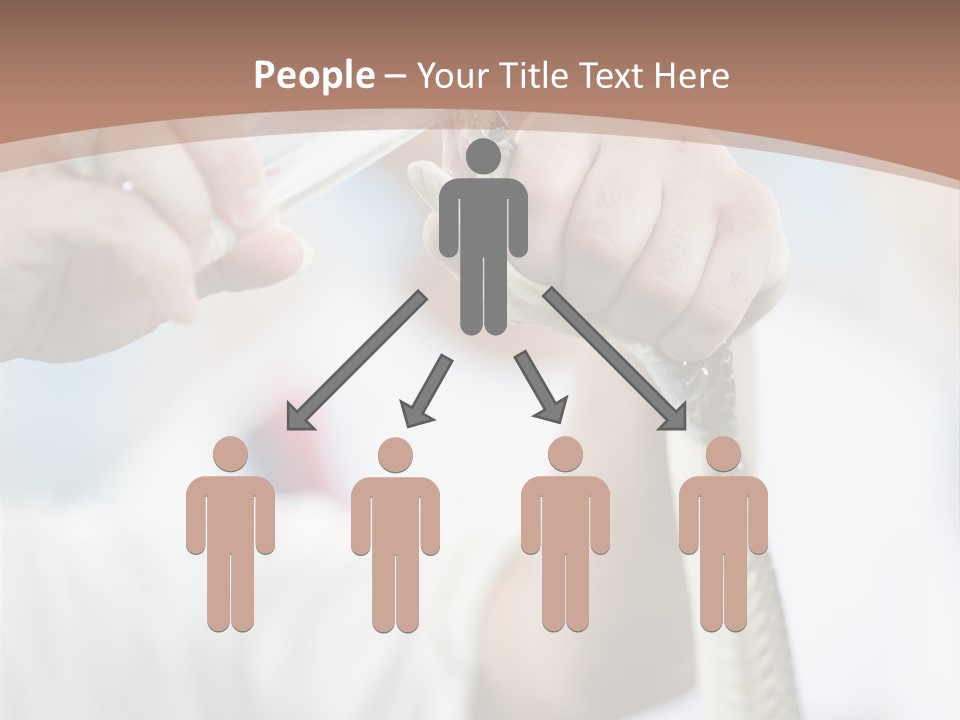 Caucasian Beauty Stretch PowerPoint Template