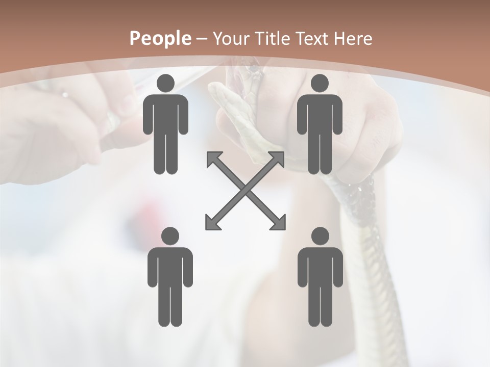 Caucasian Beauty Stretch PowerPoint Template