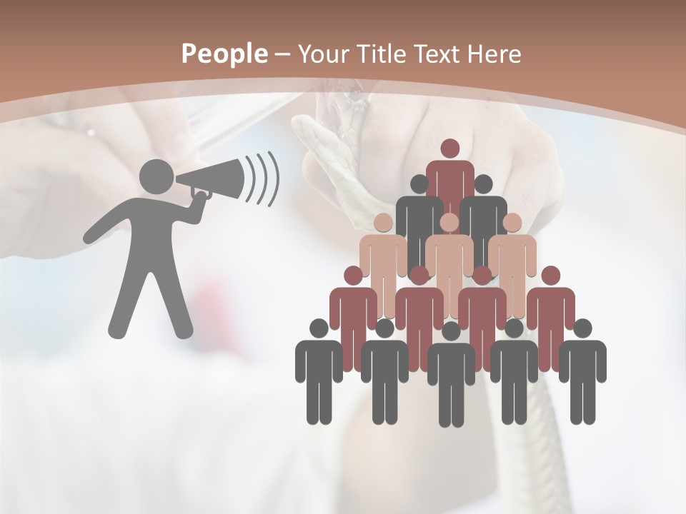 Caucasian Beauty Stretch PowerPoint Template