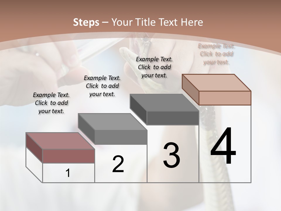 Caucasian Beauty Stretch PowerPoint Template