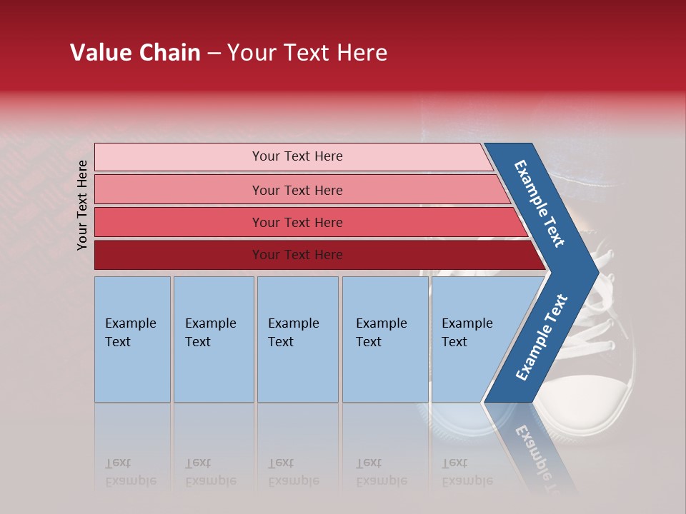 Youth Culture Teenage Shoelace PowerPoint Template