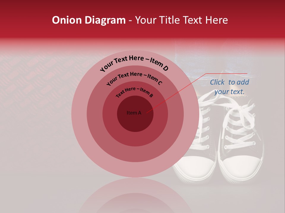 Youth Culture Teenage Shoelace PowerPoint Template