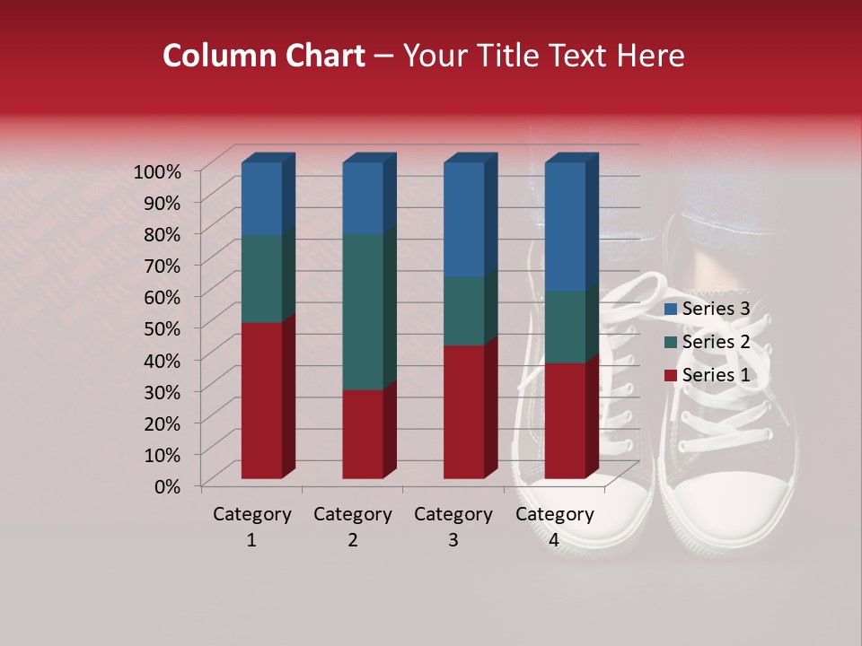 Youth Culture Teenage Shoelace PowerPoint Template