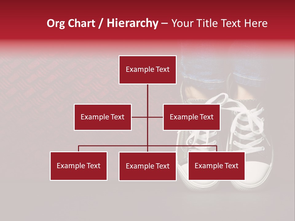 Youth Culture Teenage Shoelace PowerPoint Template