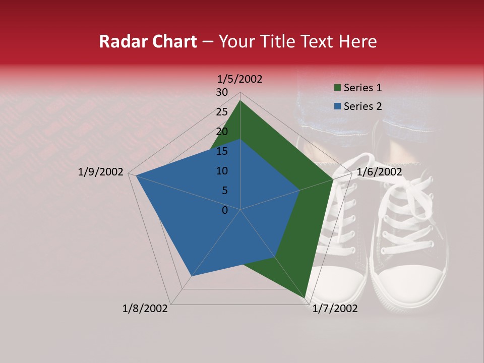 Youth Culture Teenage Shoelace PowerPoint Template