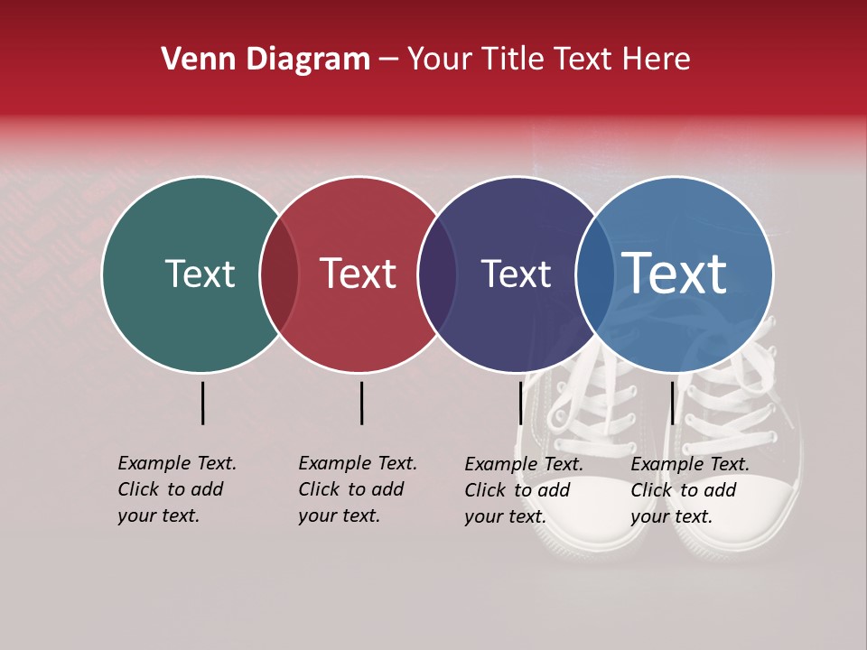 Youth Culture Teenage Shoelace PowerPoint Template