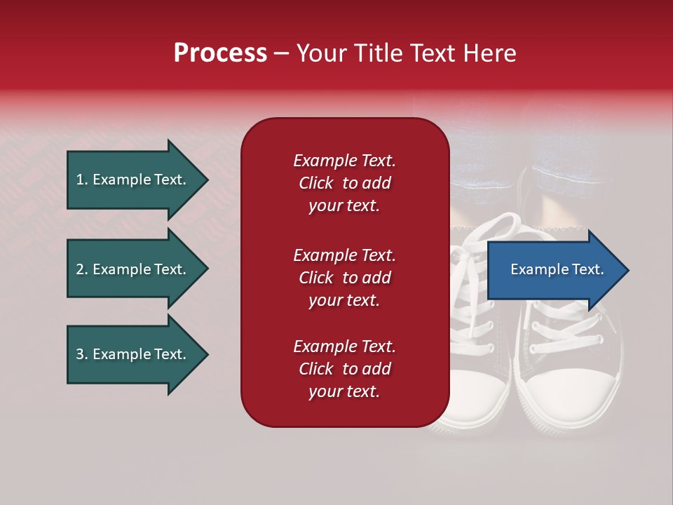 Youth Culture Teenage Shoelace PowerPoint Template