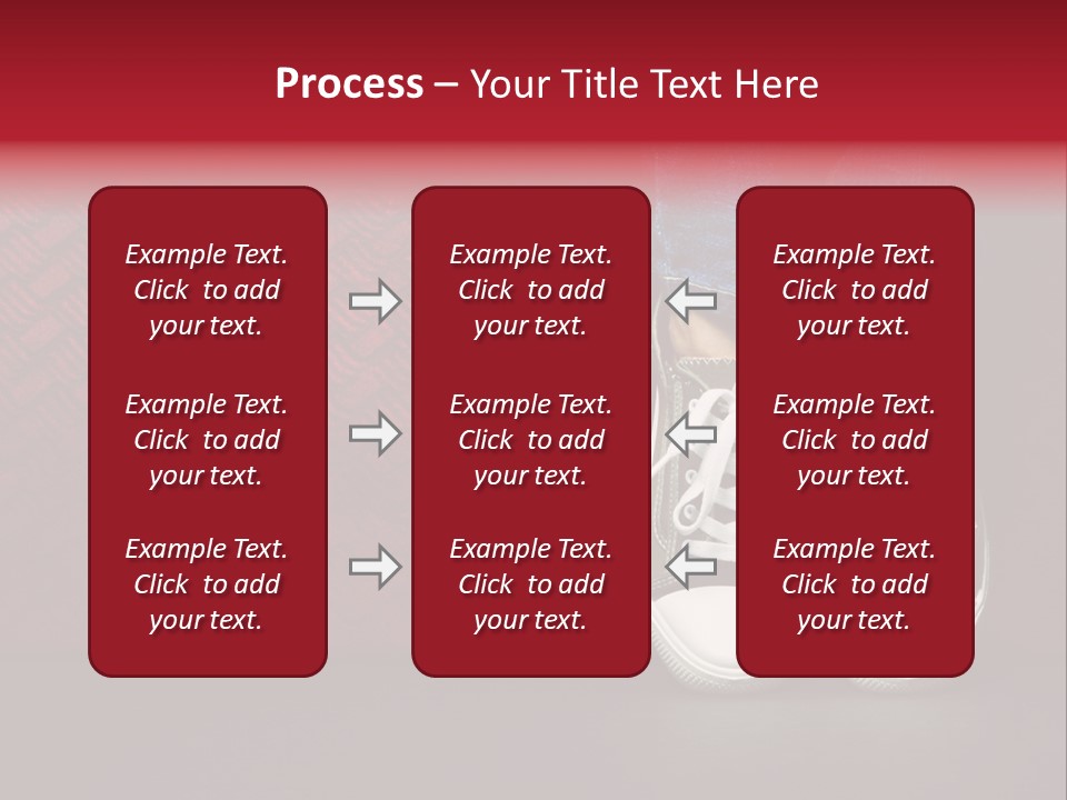 Youth Culture Teenage Shoelace PowerPoint Template