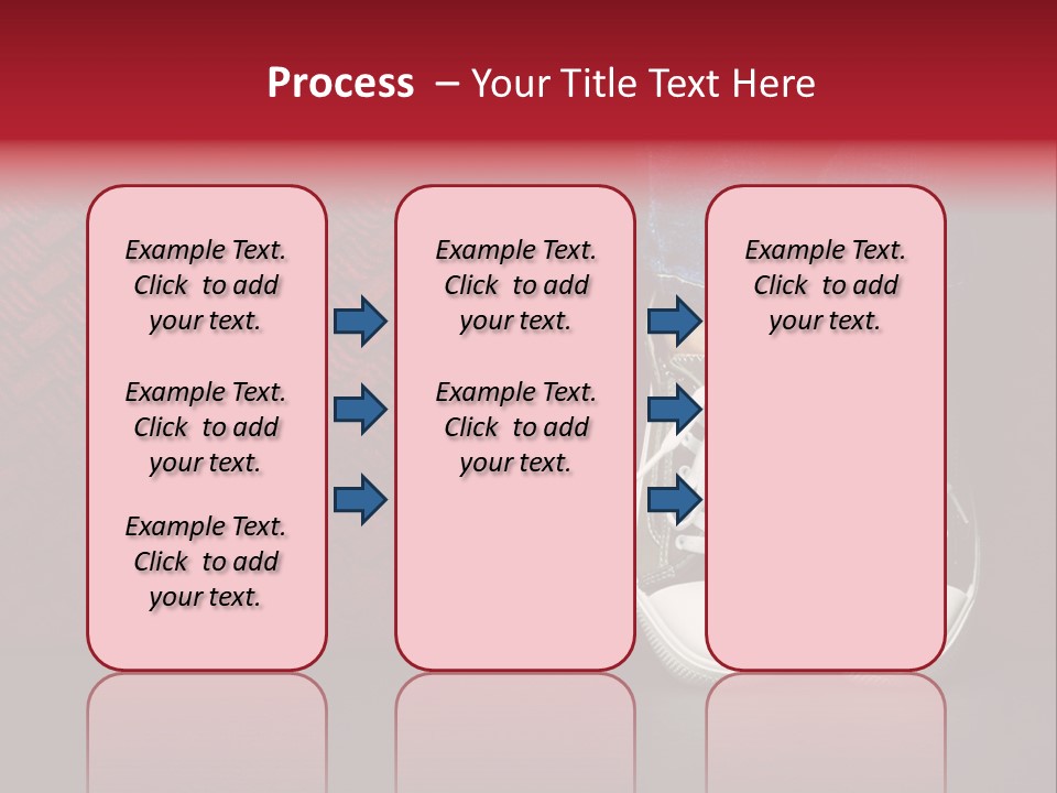 Youth Culture Teenage Shoelace PowerPoint Template
