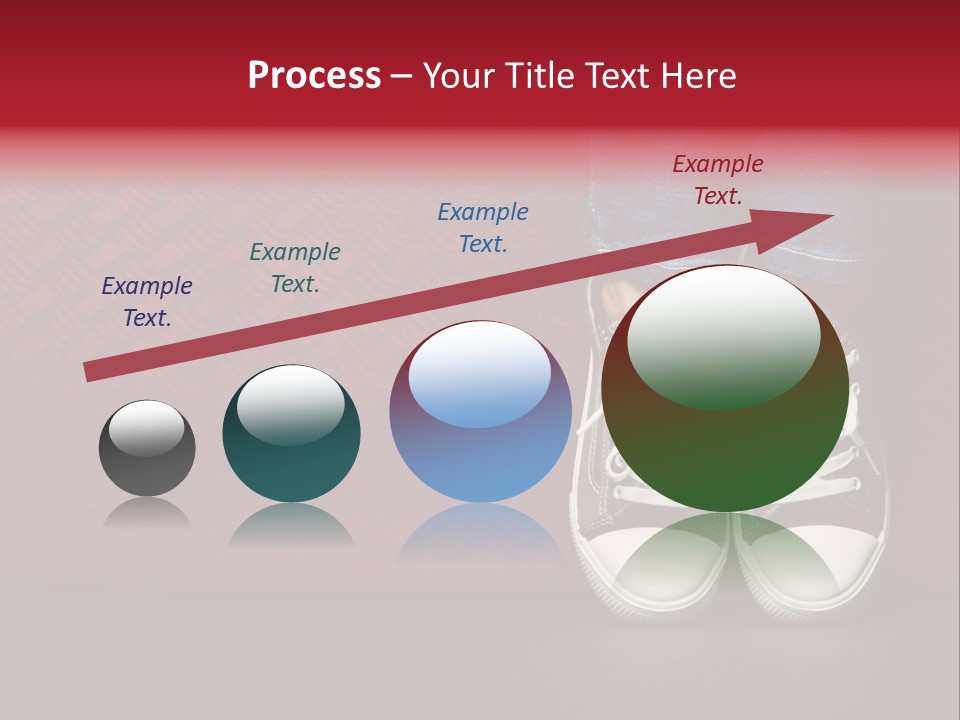 Youth Culture Teenage Shoelace PowerPoint Template