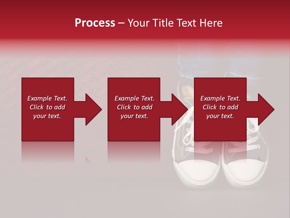 Youth Culture Teenage Shoelace PowerPoint Template